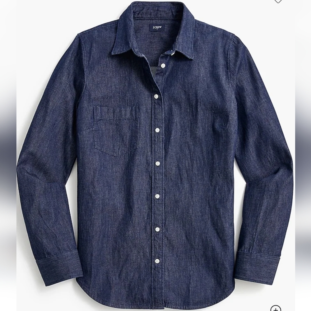 J Crew Factory Chambray shirt BP273 NWT,  Sz XS